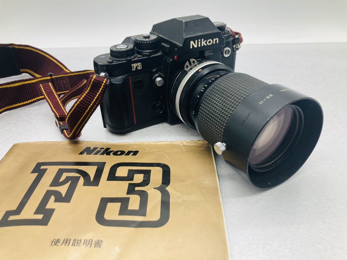 6e1 必見! Nikon ニコン F3 一眼レフ フィルムカメラ ブラックボディ