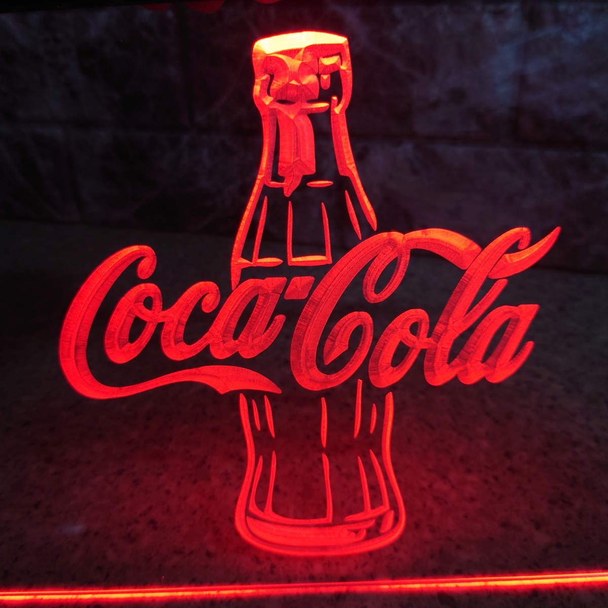 No.NE96R 送料無料 コカ・コーラ LED ネオン 看板 coca-cola ランプ ライト 照明 インテリア ディスプレイ 雑貨 店舗_画像4