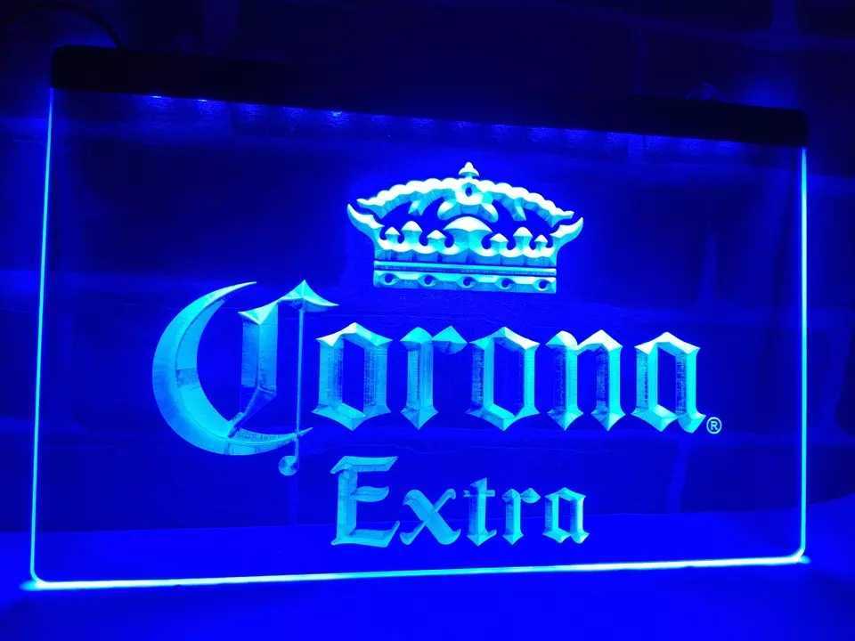 No.NE2B 送料無料 コロナ ビール LED ネオン 看板 corona ランプ ライト 照明 インテリア ディスプレイ 雑貨_画像2