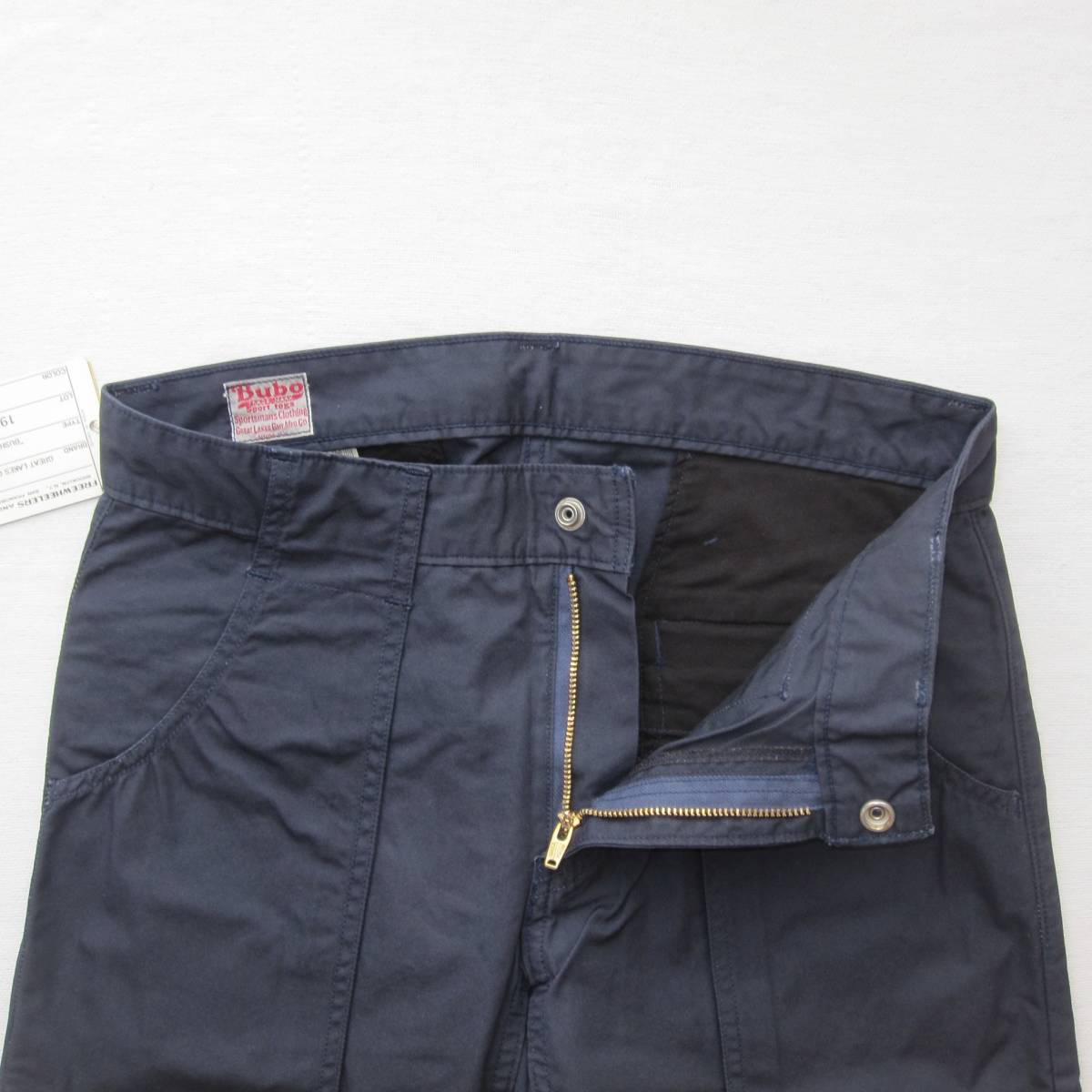 ☆新品 フリーホイーラーズ ワークパンツ “BUSHMASTER” (30) NAVY / freewheelers ブッシュマスター の画像2