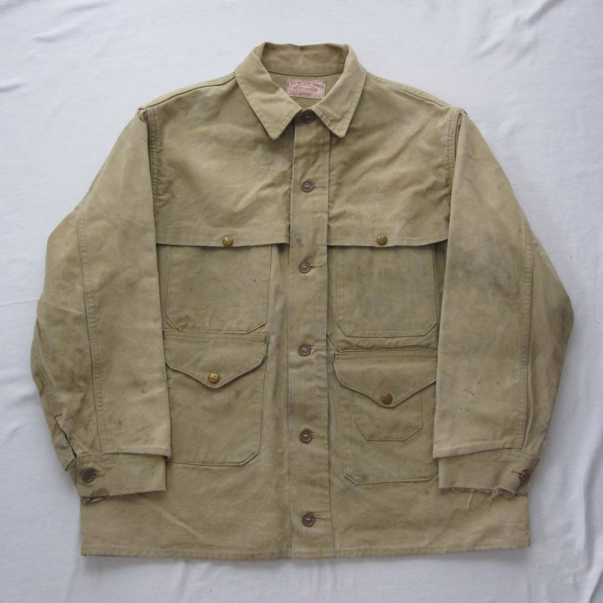 ☆30s FILSON クルーザージャケット ヴィンテージ フィルソン ハンティング マッキーノ/ フィルクロ チンスト 20s 10s 30s 40s VINTAGE