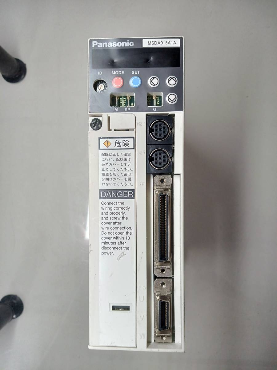 大流行中! Panasonic OUT:84V MSDA015A1A IN:200-230V DRIVER SERVO ①AC その他 大流行中! Panasonic OUT:84V MSDA015A1A IN:200-230V DRIVER SERVO ①AC その他