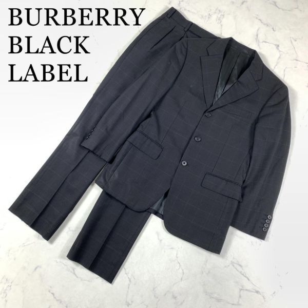 国内外の人気！ BLACK 黒ブラックBURBERRY スーツ セットアップ