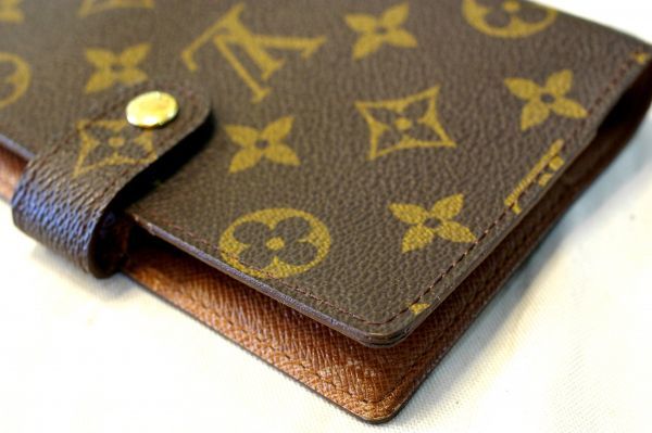 ○中古 ルイ・ヴィトン LOUIS VUITTON モノグラム R20005 アジェンダPM 手帳カバー W0142_画像3