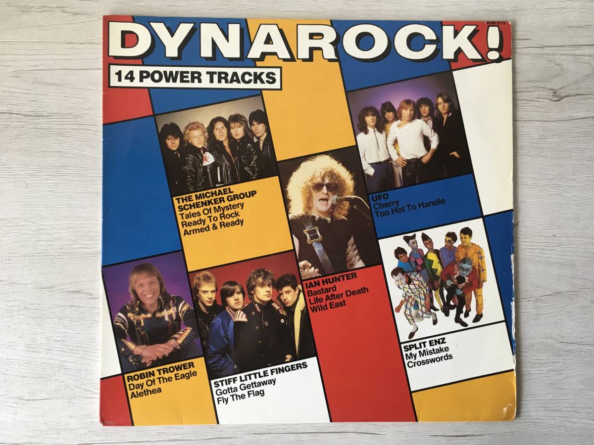 DYNAROCK !　UK盤　THE MICHAEL SCHENKER GROUP UFO IAN HUNTER STIFF LITTLE FINGERS 