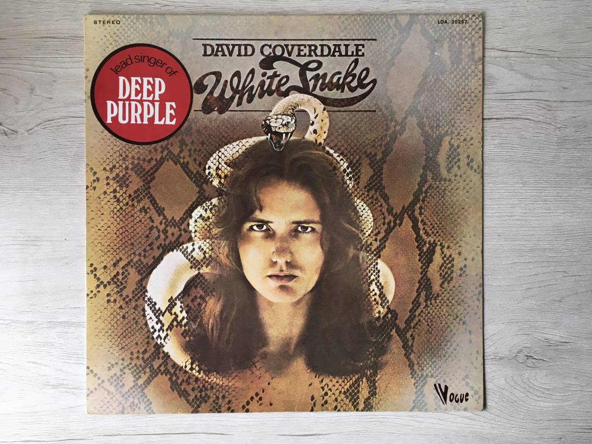 DAVID COVERDALE WHITE SNAKE フランス盤