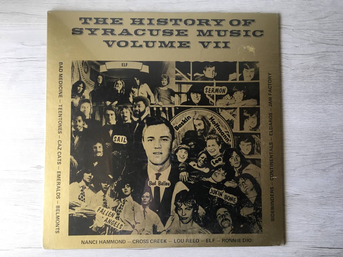 THE HISTORY OF SYRACUSE MUSIC VOLUME VII US盤　RONNIE DIO ELF BAD MEDICINE LOU REED 新品未開封