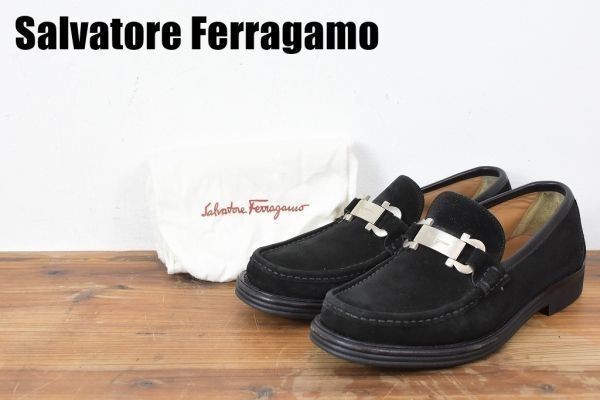 AW A3525 高級 美品 Salvatore Ferragamo フェラガモ ガンチーニ ロゴ