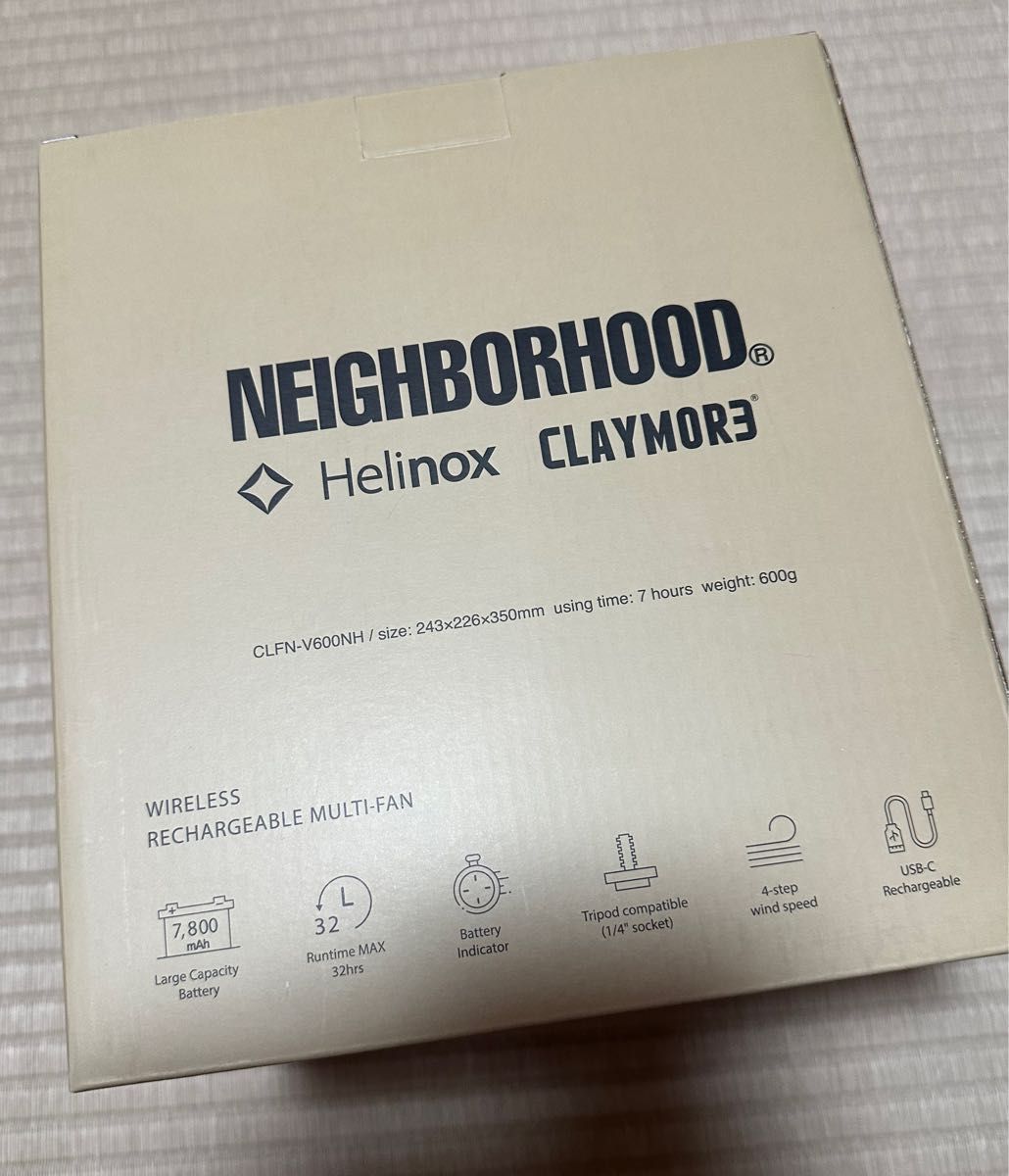 新品) NEIGHBORHOOD CM V600 / A-FAN - NATURAL ネイバーフッド