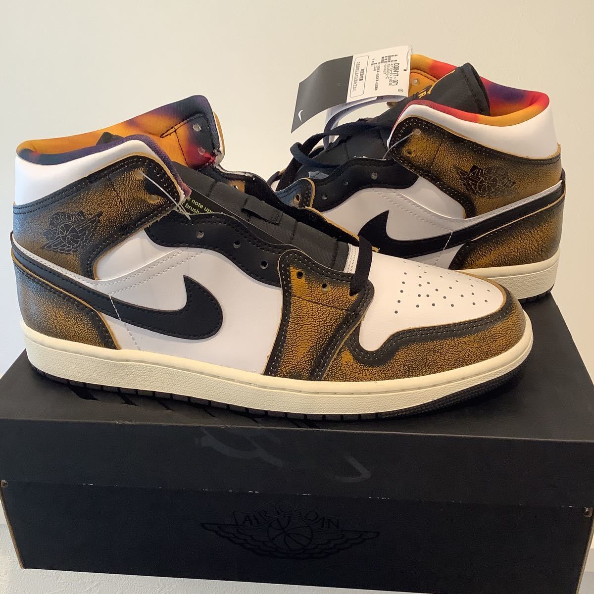 28.5cm US10.5 AIR JORDAN 1 MID SE WEAR AWAY DQ8417-071 NIKE ナイキ ジョーダン 新品 スニーカー DUNK ダンク HIGH LOW_画像1