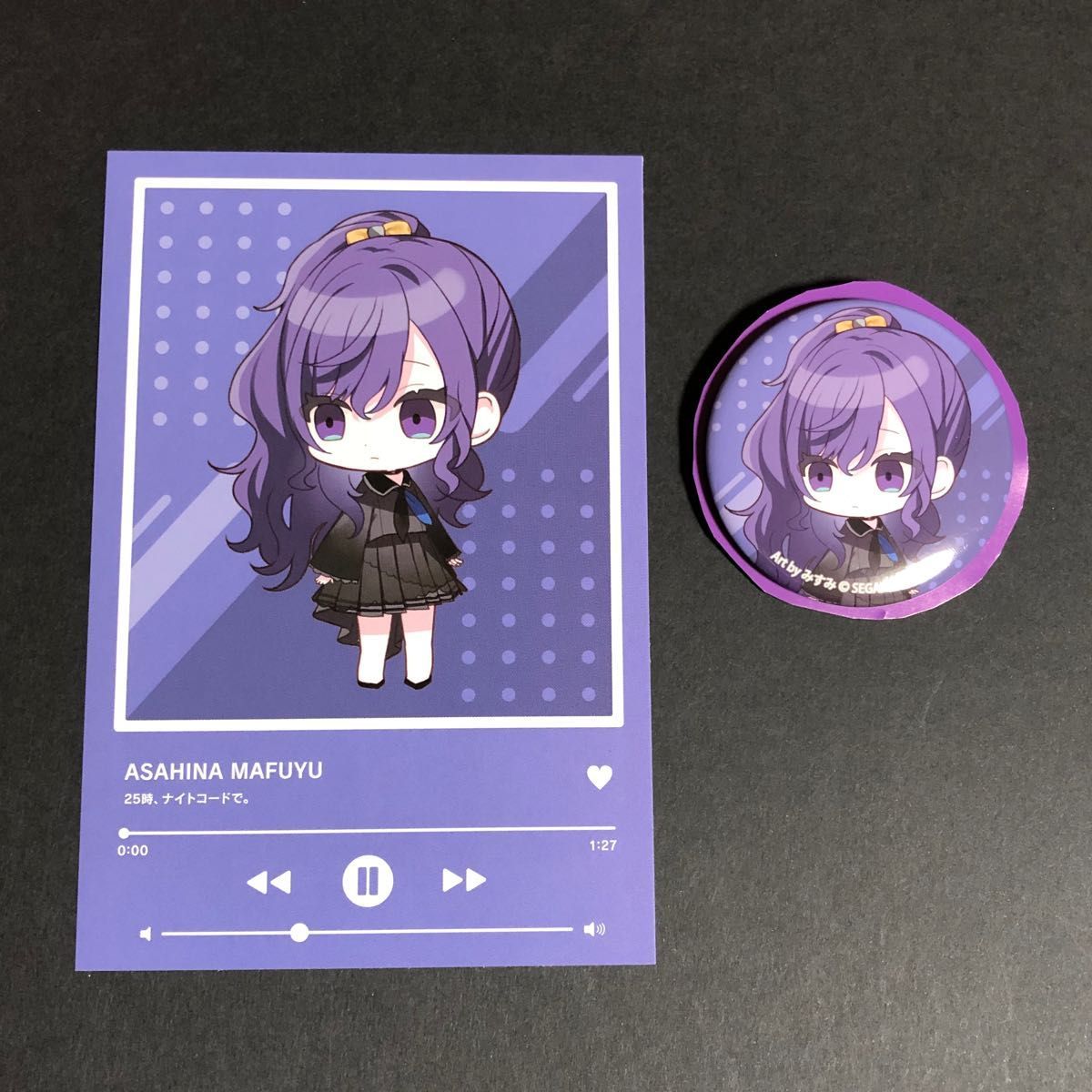 プロセカ 缶バッジ ポストカード 朝比奈まふゆ|Yahoo!フリマ プロセカ 缶バッジ ポストカード 朝比奈まふゆ|Yahoo!フリマ