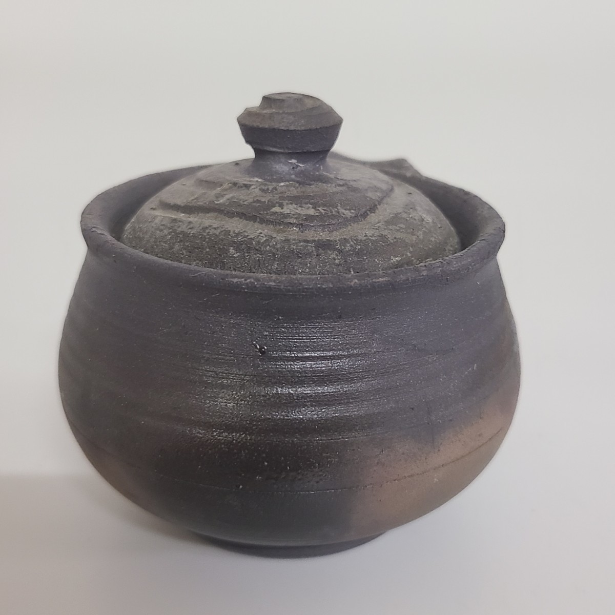 sa36). bin unused Ono wide person inspection : small teapot Bizen . Yakishime . tea utensils . tea utensils small teapot 