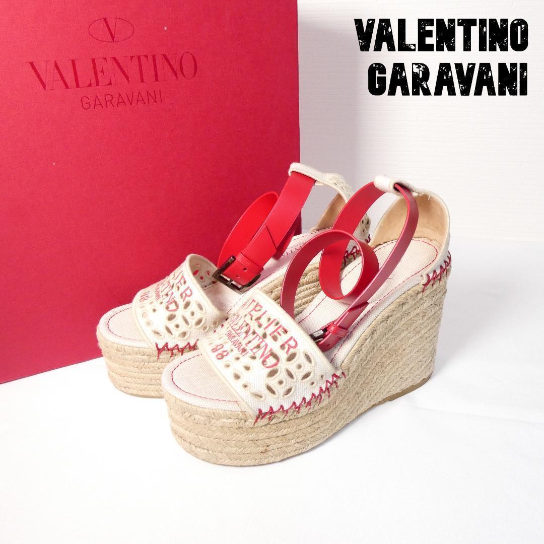 格安人気 VALENTINO 極美品 GARAVANI Ａ2150 23.5㎝ 36.5 サンダル