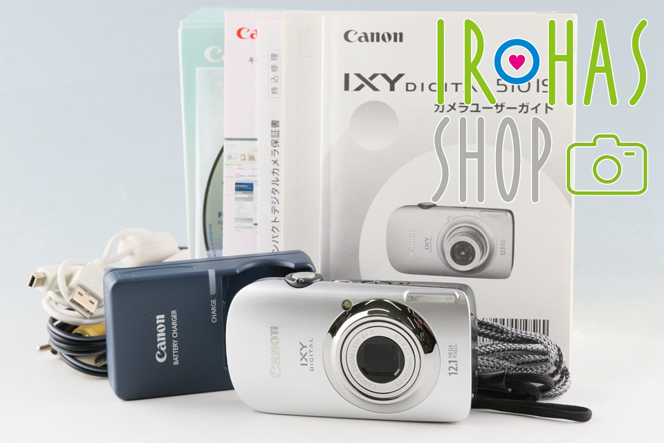 最低価格の 510 IXY Canon IS #48549L3 Box With Camera Digital