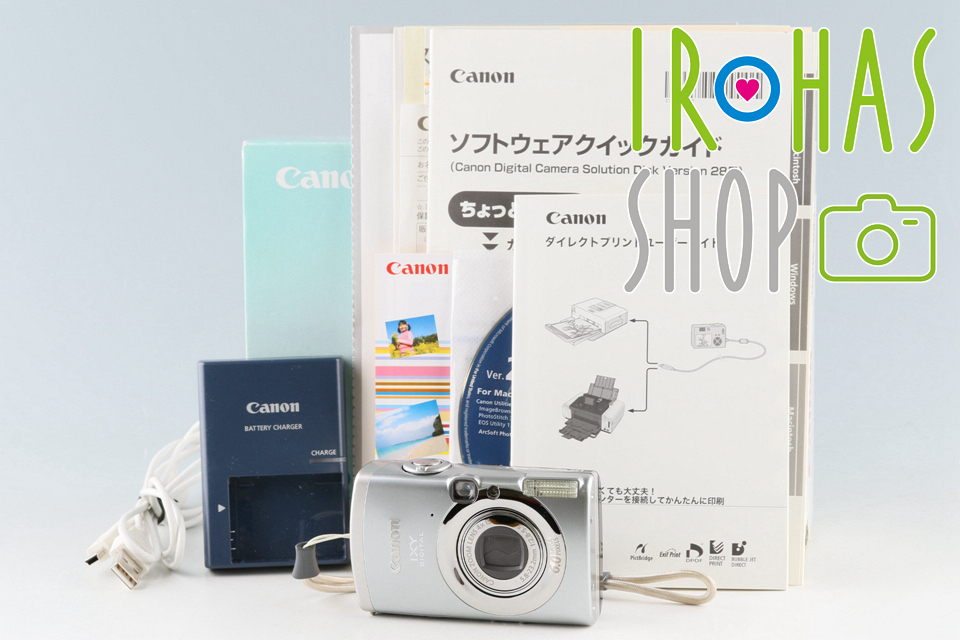 未使用品】 800 IXY Canon IS #48647L3 Box With Camera Digital