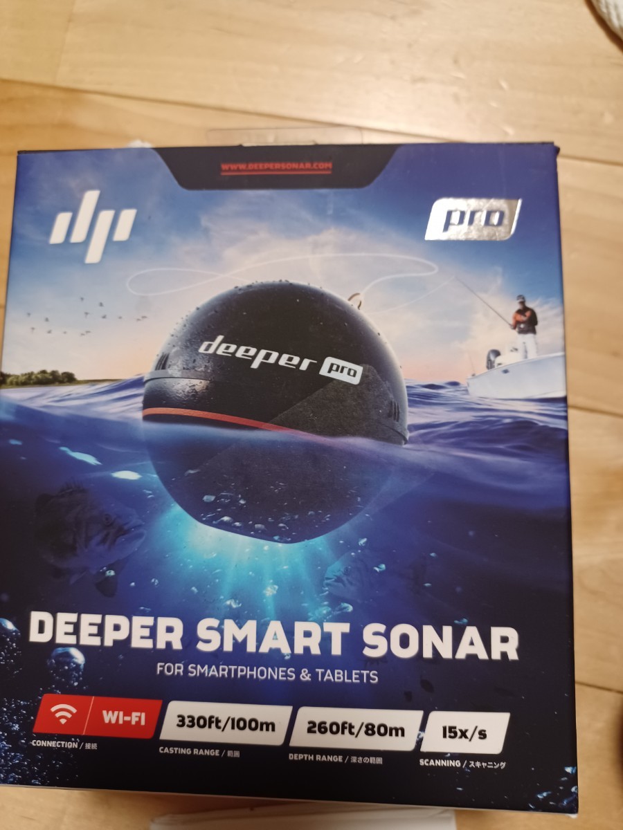 ヤフオク! - Deeper Pro ワイヤレススマート魚群探知機