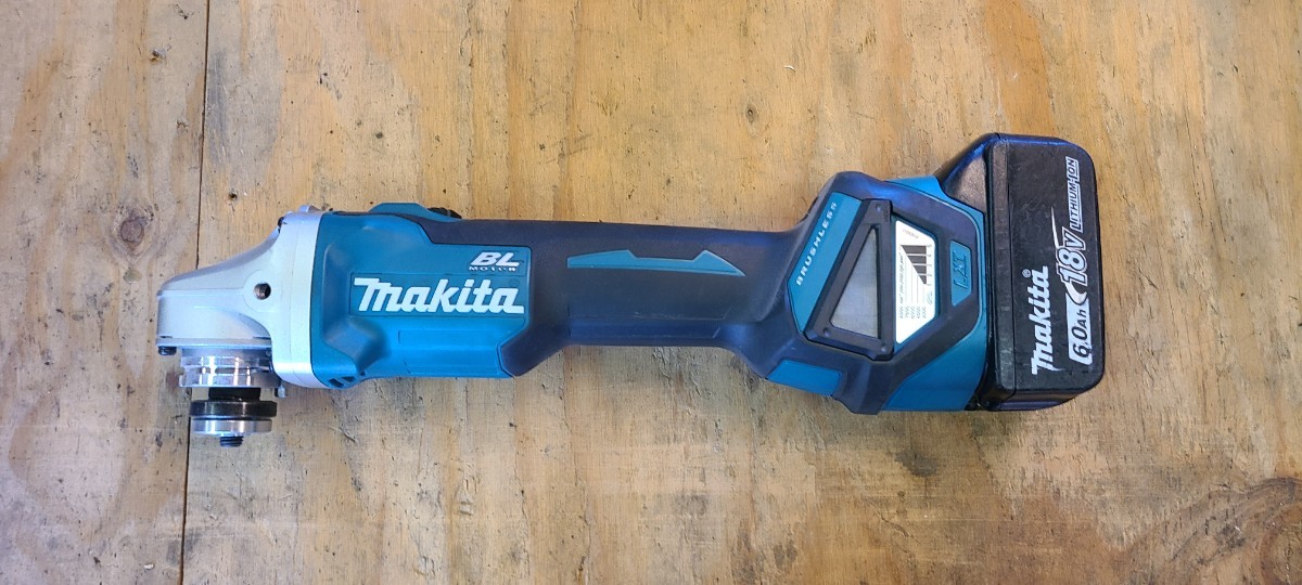 Yahoo!オークション - makita マキタ 18V 充電式 ディスクグラインダー...