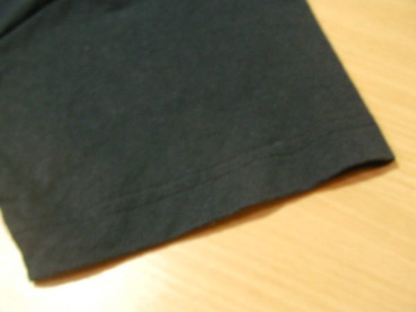 ssy2513 CROSS STITCH メンズ 半袖 Tシャツ ブラック ■ フロントプリント ■ クルーネック 綿100 カジュアル Mサイズ_画像5