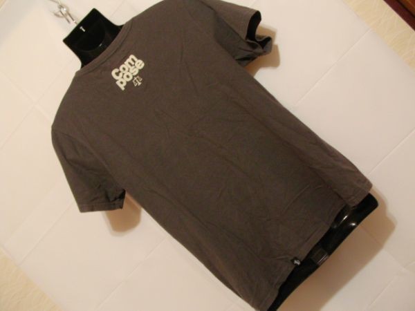 ssy96 T-GRAPHICS 半袖Tシャツ グレー ■ 前後プリント Tシャツ ■ Vネック カジュアル 綿100％ Mサイズの画像10