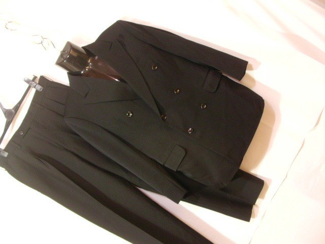 ssy3472 OZ ROYAL メンズ ■ ダブルスーツ ■ ブラック ダブルジャケット ツータックパンツ フォーマル 礼装 毛100