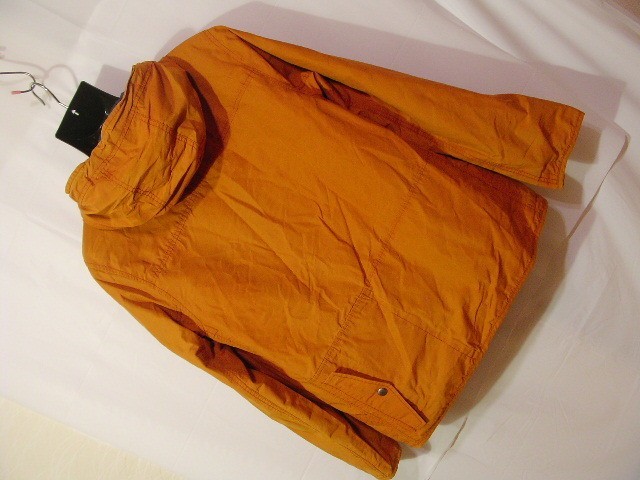 ssy3224 GAP Gap men's mountain parka dark orange # Zip & button opening and closing # plain casual cotton . material M size 