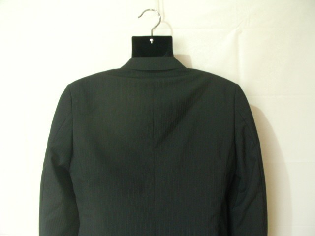 ssy6532 THE SHOP TK MIXPICE tailored jacket черный # полоса # 2. кнопка шерсть . материалы S размер Takeo Kikuchi 