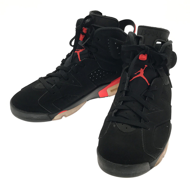 【美品】 NIKE / ナイキ | 38466 060 AIR JORDAN 6 RETRO GS BLACK INFRARED エア ジョーダン 6 レトロ スニーカー | 27 | ブラック_画像1