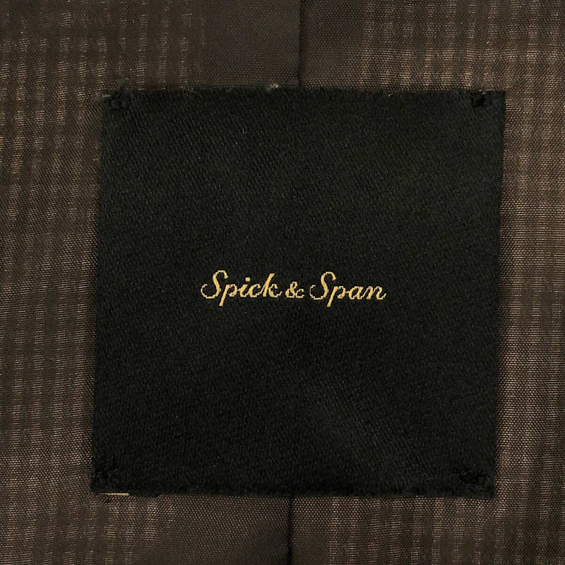 【美品】 Spick and Span / スピックアンドスパン | 2022SS | Vis ストレッチ パフスリーブ ジャケット | F | ブラウン | レディース