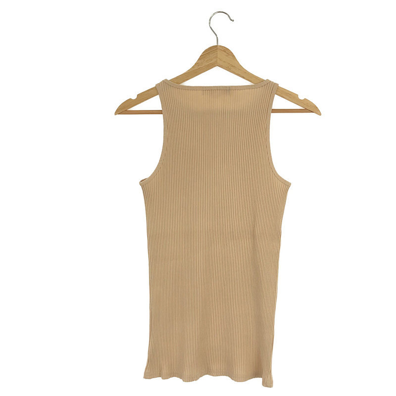 [ new goods ] AEWEN MATOPH /iuematof| rib tank top | FREE | Beige | lady's 