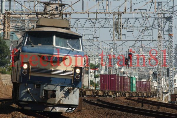 鉄道写真 02332:EF66-27 貨物_画像1