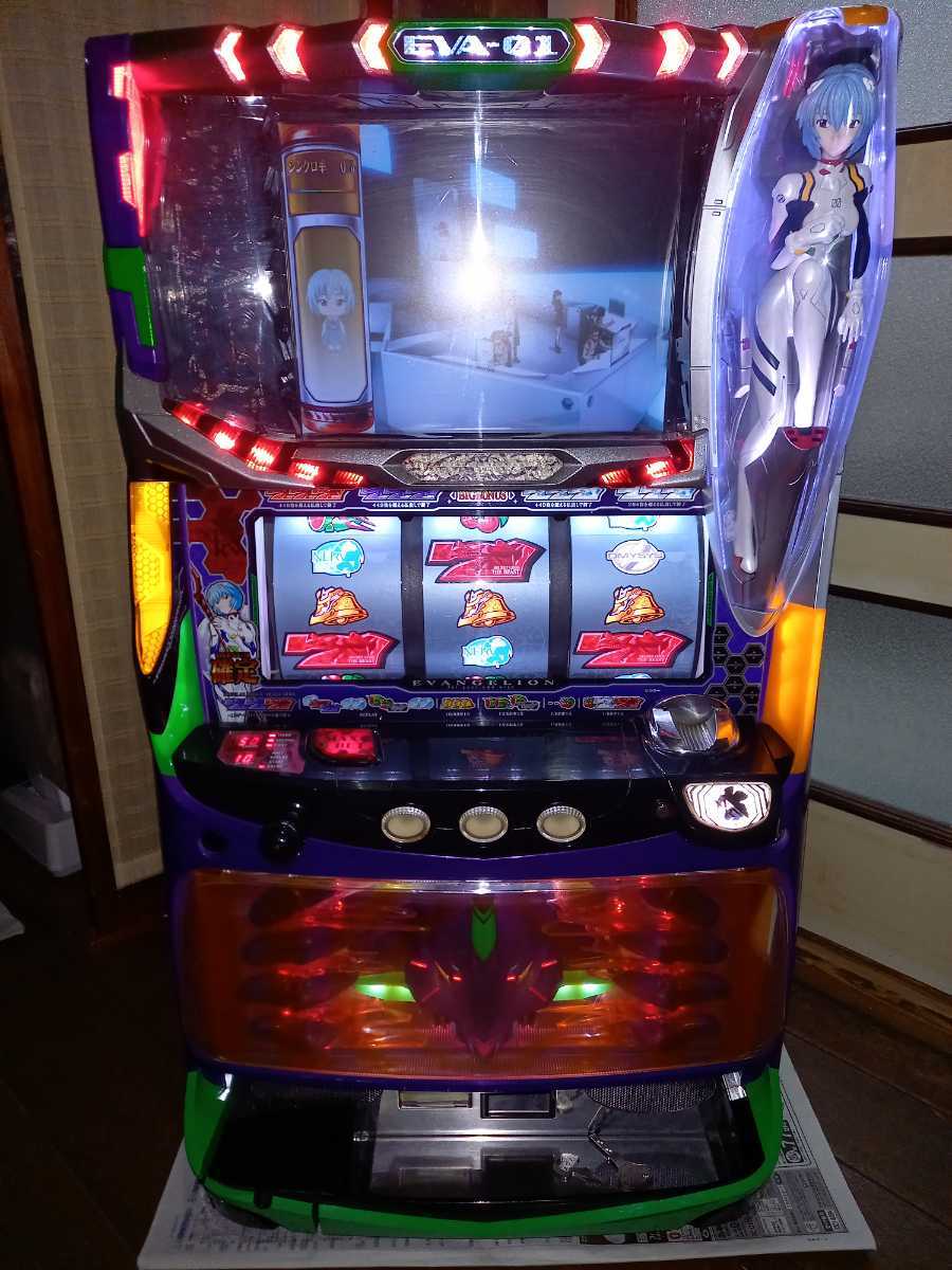 パチスロ 実機 エヴァンゲリオン 真実の翼 コイン不要機/ドアキー/設定