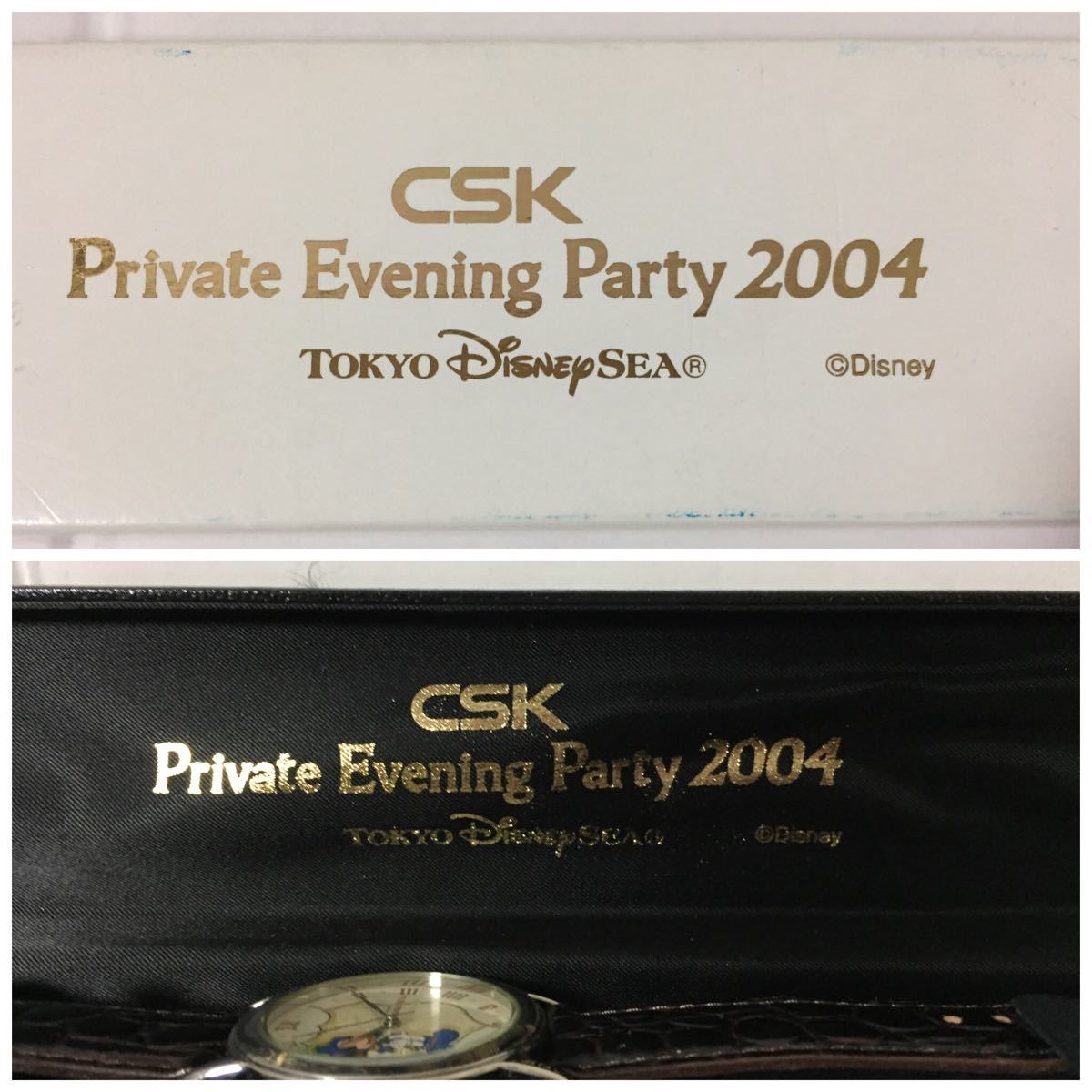 TOKYO DISNEY SEA ディズニー ミッキー 腕時計 ウォッチ CSK Private Evening Party 2004_画像8