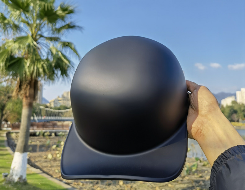  人気 ハーフヘルメット 半キャップヘルメット レトロ 野球帽 オープンフェイスヘルメット ヴィンテージスタイル 軽量 男女兼用 6色 XL_画像2
