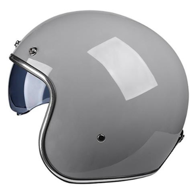人気 バイザー付バイク 内蔵サングラス ジェットヘルメット ビンテージ ハーレー 半キャップ M -XXLサイズ 8色 VOSS-C サイズ：L_画像1