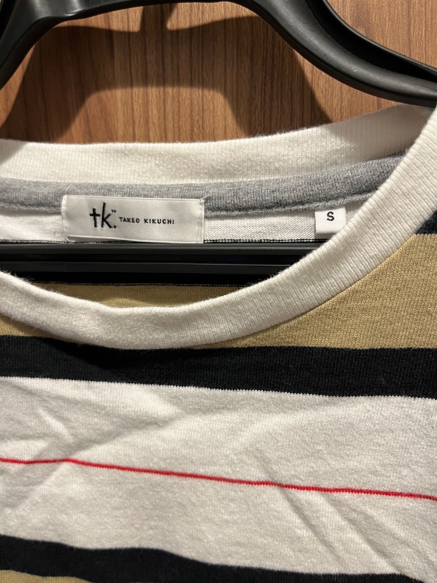 tk. takeo kikuchi メンズ　ボーダー　tシャツ　Sサイズ