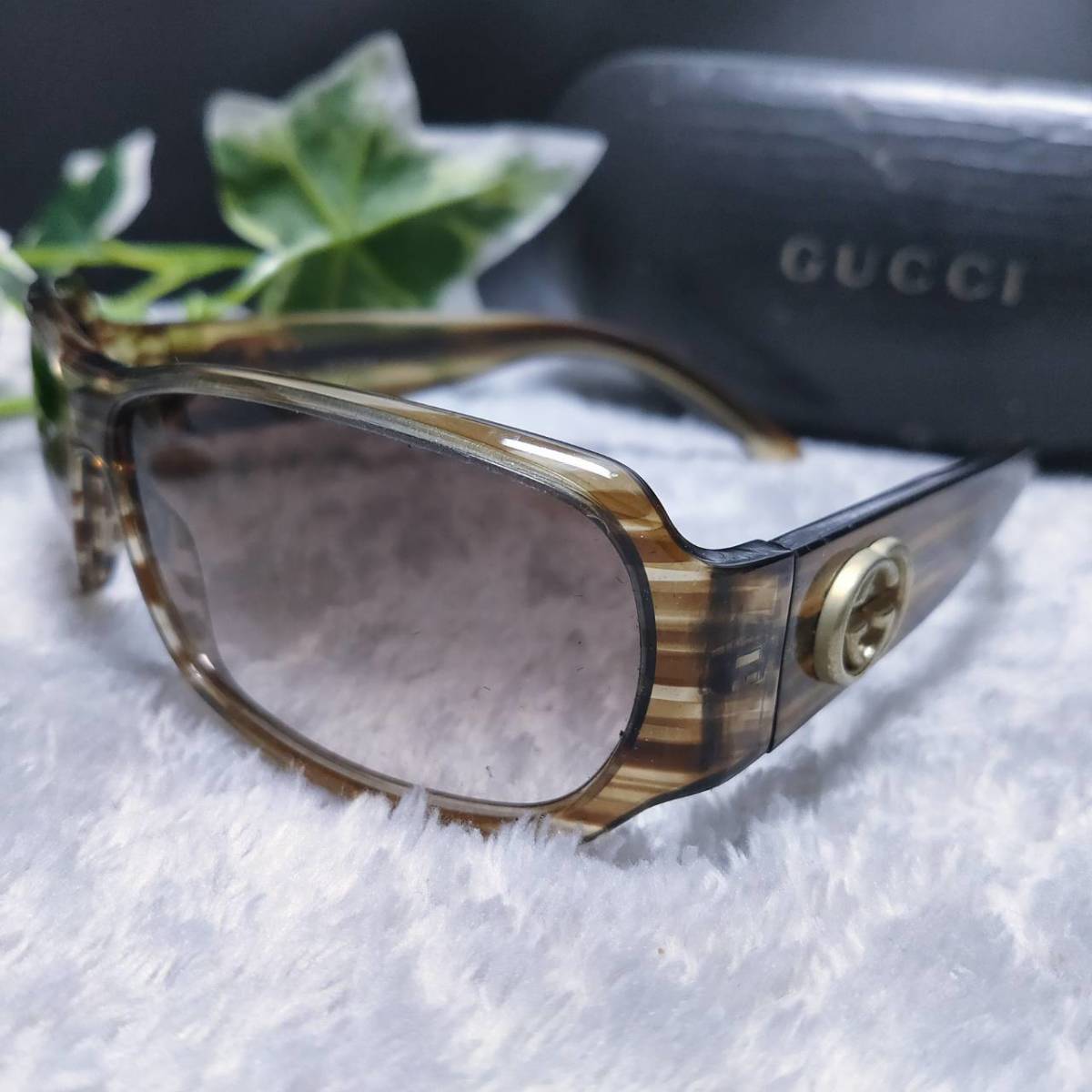 1円~美品 グッチ GUCCI サングラス 眼鏡 アイウェア インター