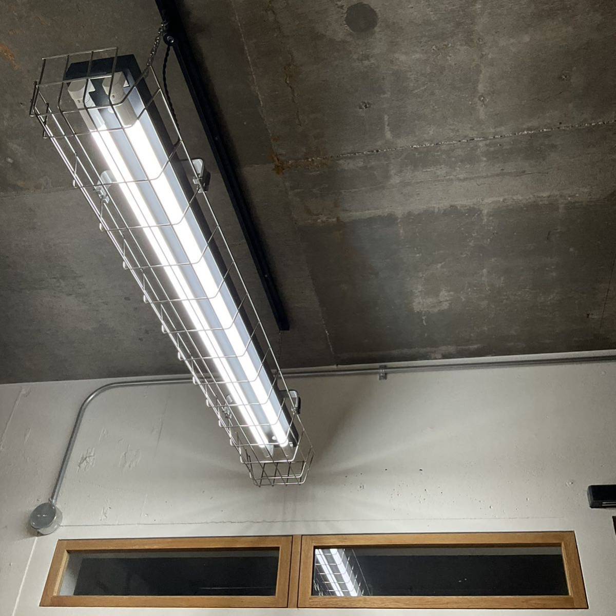 LED/照明/つや消し/笠なし/黒/2灯/ステンレス/ガード/ダクト LED/照明/つや消し/笠なし/黒/2灯/ステンレス/ガード/ダクト