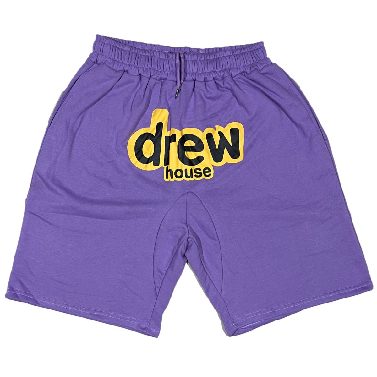 DREW HOUSE ドリューハウス ロゴプリント ショート ハーフパンツ (パープル) (M) [並行輸入品]