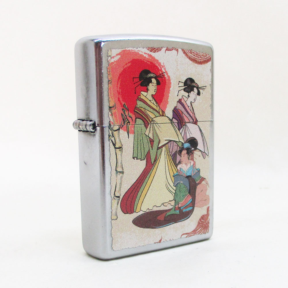 ジッポー オイルライター USA Zippo 和柄シリーズ 着物美人 Z207-107671_画像2