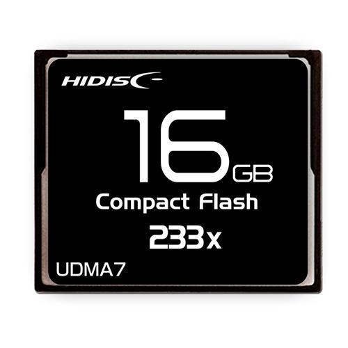 コンパクトフラッシュ CFカード 16GB MLCチップ搭載 HIDISC/HDCF16G233XJP3/0240/送料無料メール便 ポイント消化_画像1