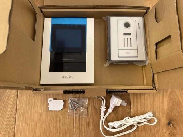 アイホン AIPHONE テレビドアホン セット一式 カメラ付玄関子機 アイホン AIPHONE テレビドアホン セット一式 カメラ付玄関子機