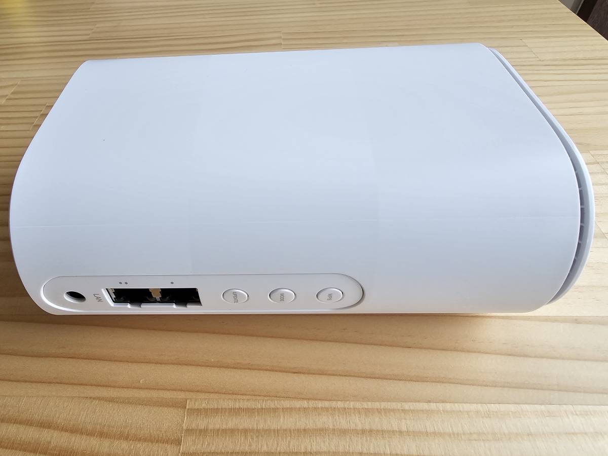UQ WiMAX ZTE Corporation Speed Wi-Fi HOME 5G L11 ホワイト_画像6