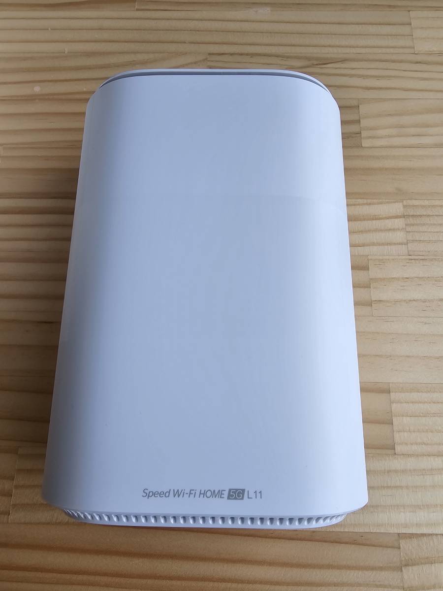 UQ WiMAX ZTE Corporation Speed Wi-Fi HOME 5G L11 ホワイト_画像2