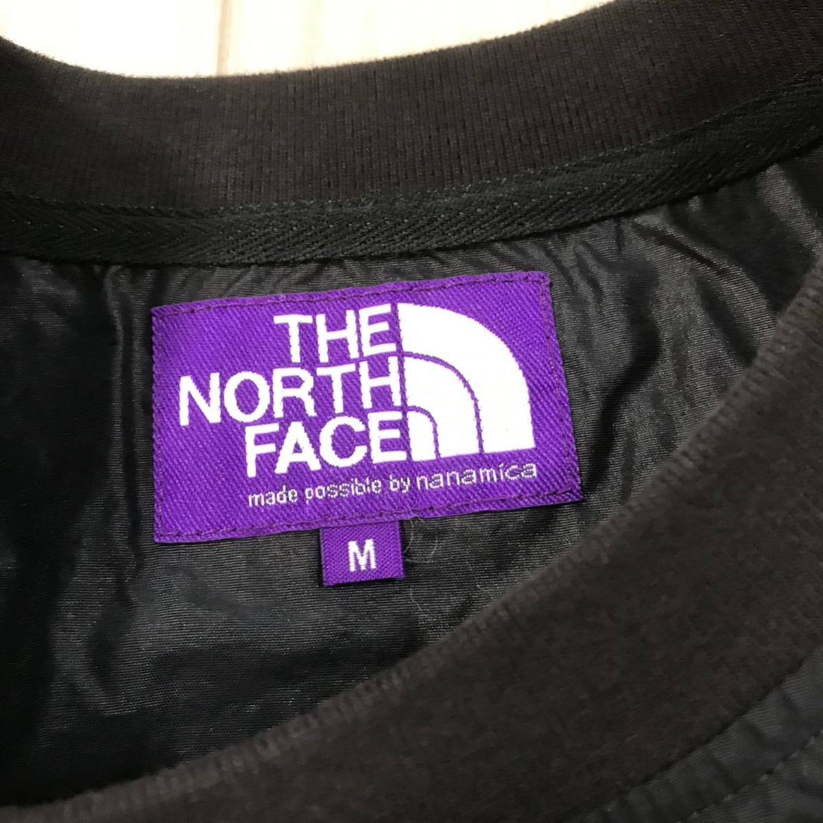 M THE NORTH FACE PURPLE LABEL BEAUTY&YOUTH united arrows woven nanamica  blackノースフェイス パープルレーベル ナナミカ 別注 Tシャツ