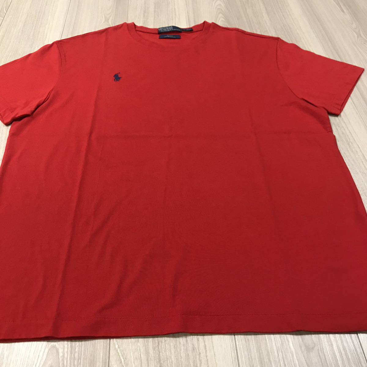 POLO by RALPH LAUREN for BEAMS LIMITED EDITION T-SHIRTポロ ラルフローレン ビームス コラボ 別注 シャツ レッド 赤 ネイビー Tシャツ