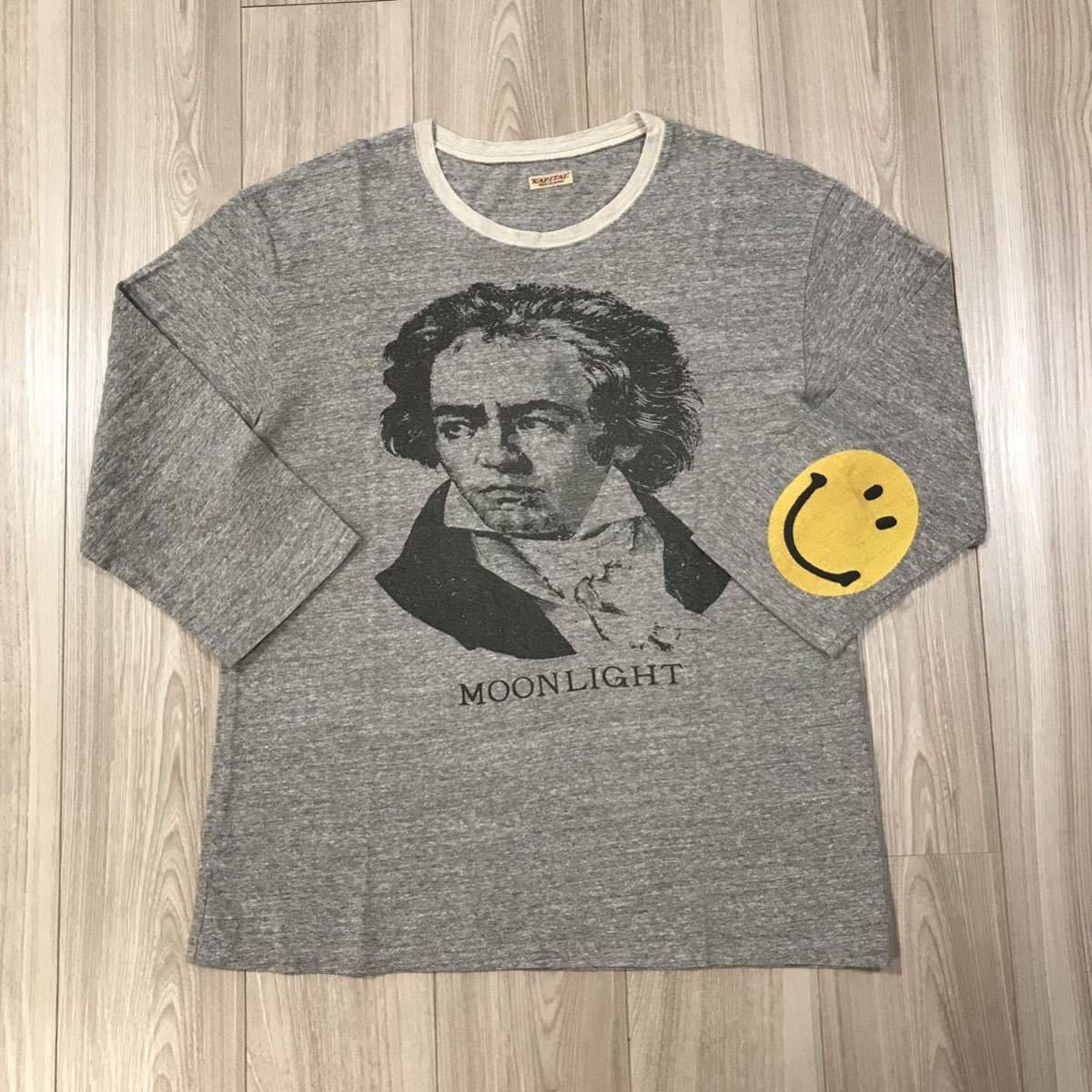 KAPITAL BEETHOVEN MOONLIGHT SMILEY TOP TENGU CREW THREE KAPITAL BEETHOVEN MOONLIGHT SMILEY TOP TENGU CREW THREE