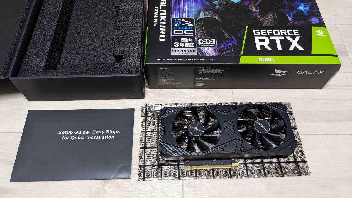 超激安 12GB 3060 RTX GeForce 玄人志向 GG-RTX3060-E12GB/OC/DF