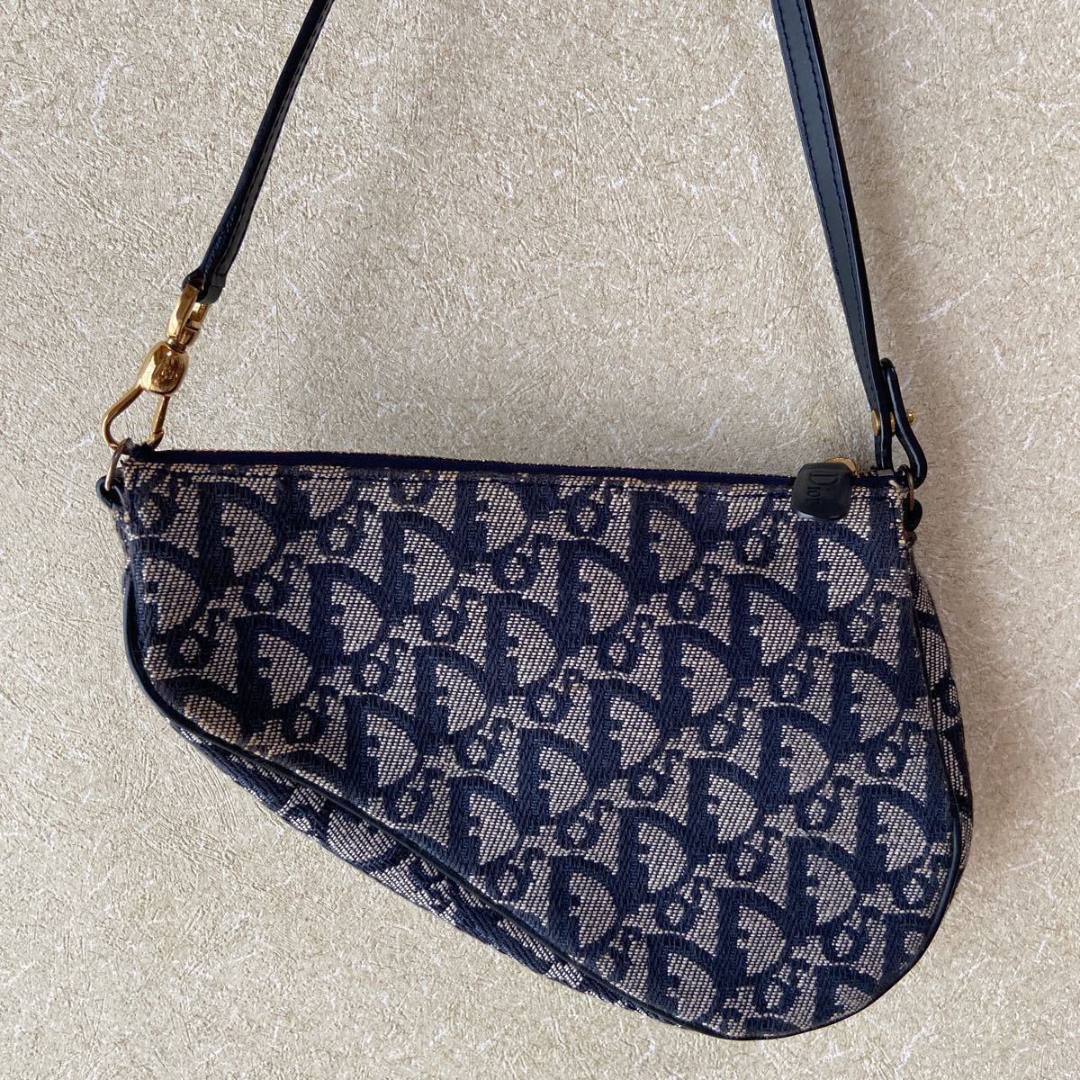 クリスチャンディオール Christian Dior トロッター柄サドルバッグ