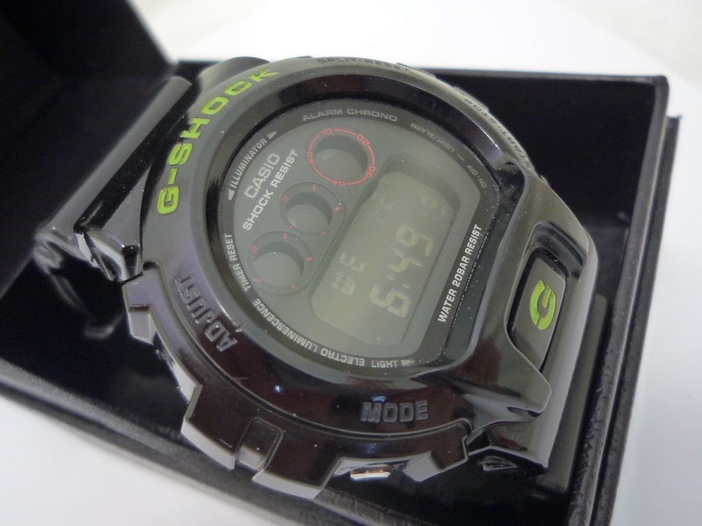 CASIO G-SHOCK カシオ G-ショック DW-6900SN マットダイアル 三つ目 デジタル 腕時計 箱 メンズ 可動品 20気圧防水 お買得 ファン必見_画像9