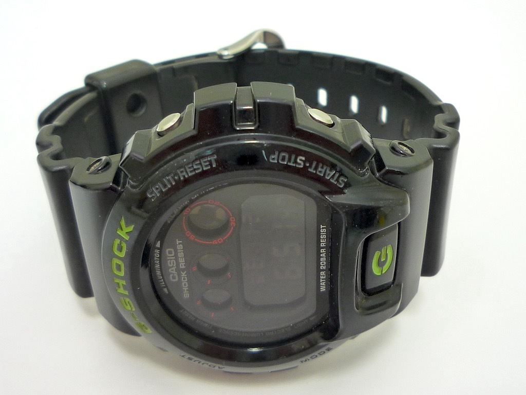 CASIO G-SHOCK カシオ G-ショック DW-6900SN マットダイアル 三つ目 デジタル 腕時計 箱 メンズ 可動品 20気圧防水 お買得 ファン必見_画像7